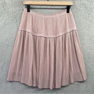 Reiss Blush Pleated Mini Skirt
